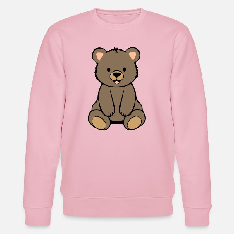 Bär Bärchen - Stanley/Stella Unisex Bio-Sweatshirt CHANGER  - Hellrosa