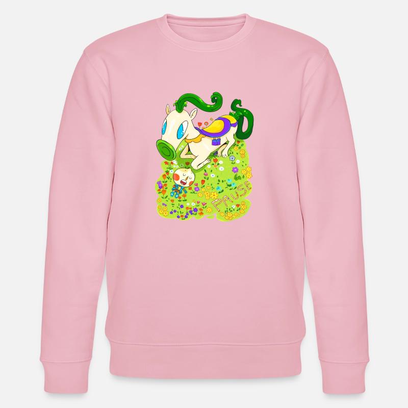 Verschnaufpause - Stanley/Stella Unisex Bio-Sweatshirt CHANGER  - Hellrosa
