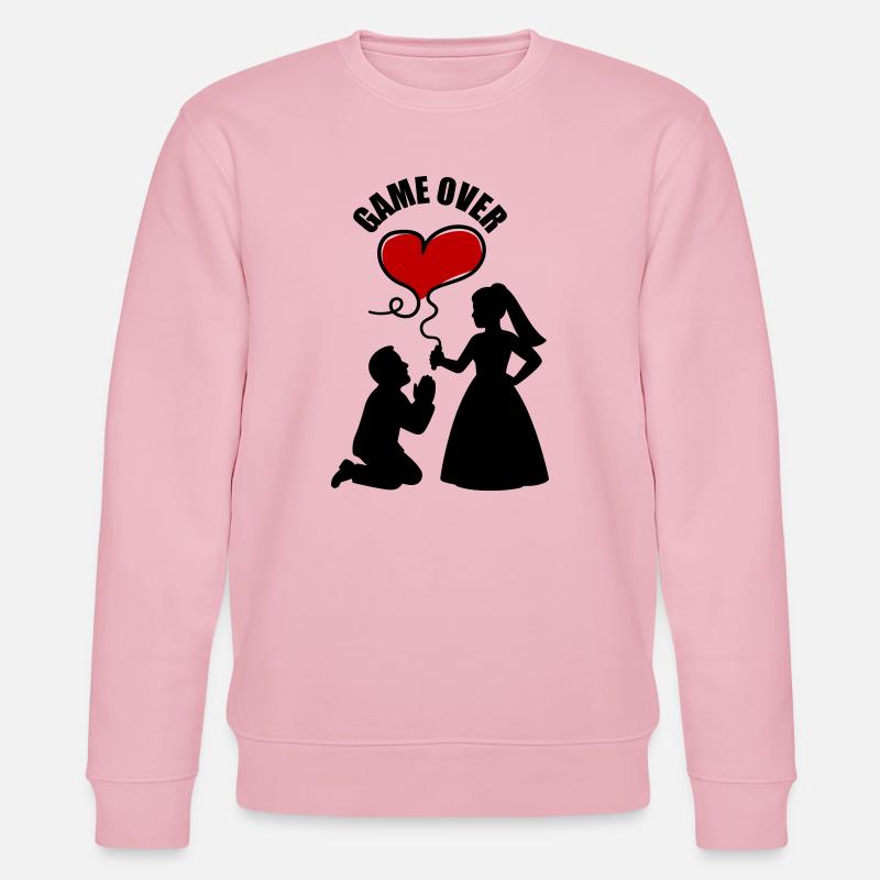 Mariage des mariés - Sweat bio CHANGER Stanley/Stella Unisexe - rose pâle