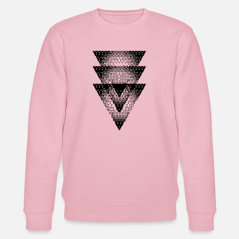 Conception des triangles - Sweat bio CHANGER Stanley/Stella Unisexe - rose pâle