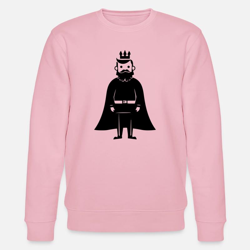 King Man - Sweat bio CHANGER Stanley/Stella Unisexe - rose pâle