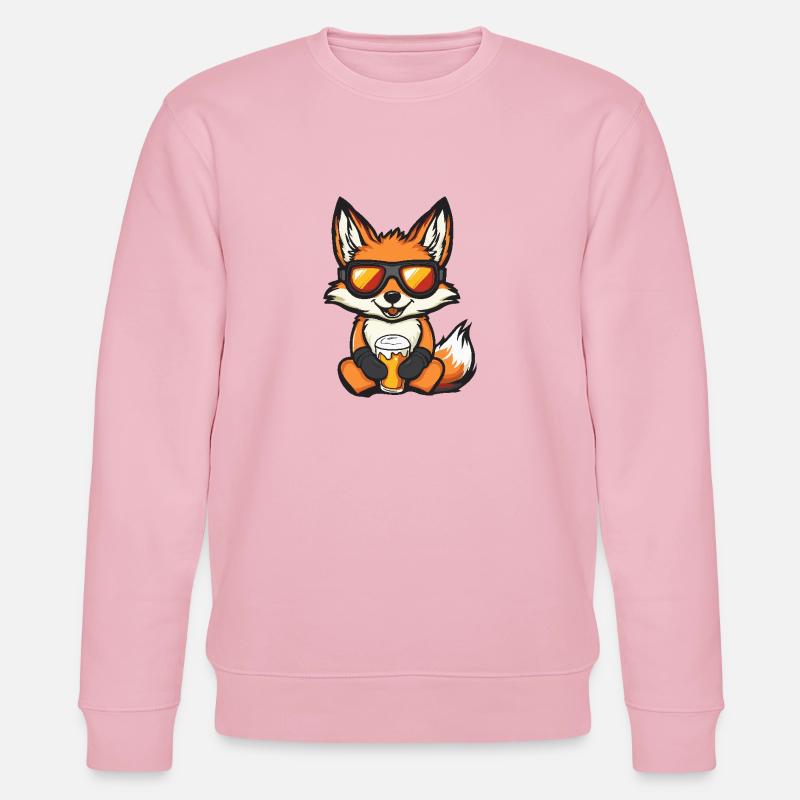 Fuchs Après-Ski Beer - Stanley/Stella CHANGER Unisex Organic Sweatshirt - cotton pink