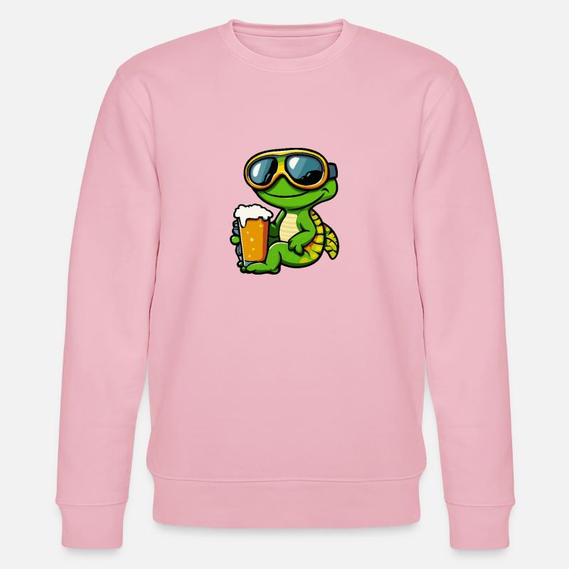 Bière d’après-ski Chameleon - Sweat bio CHANGER Stanley/Stella Unisexe - rose pâle