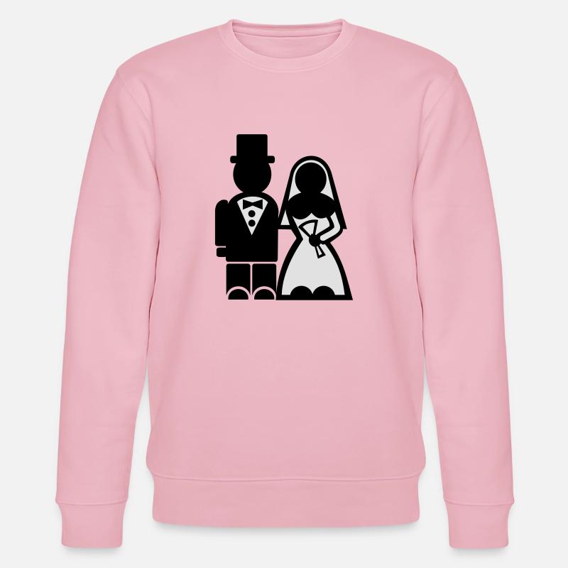 Junggesellenabschied - Hochzeit - Stanley/Stella Unisex Bio-Sweatshirt CHANGER  - Hellrosa