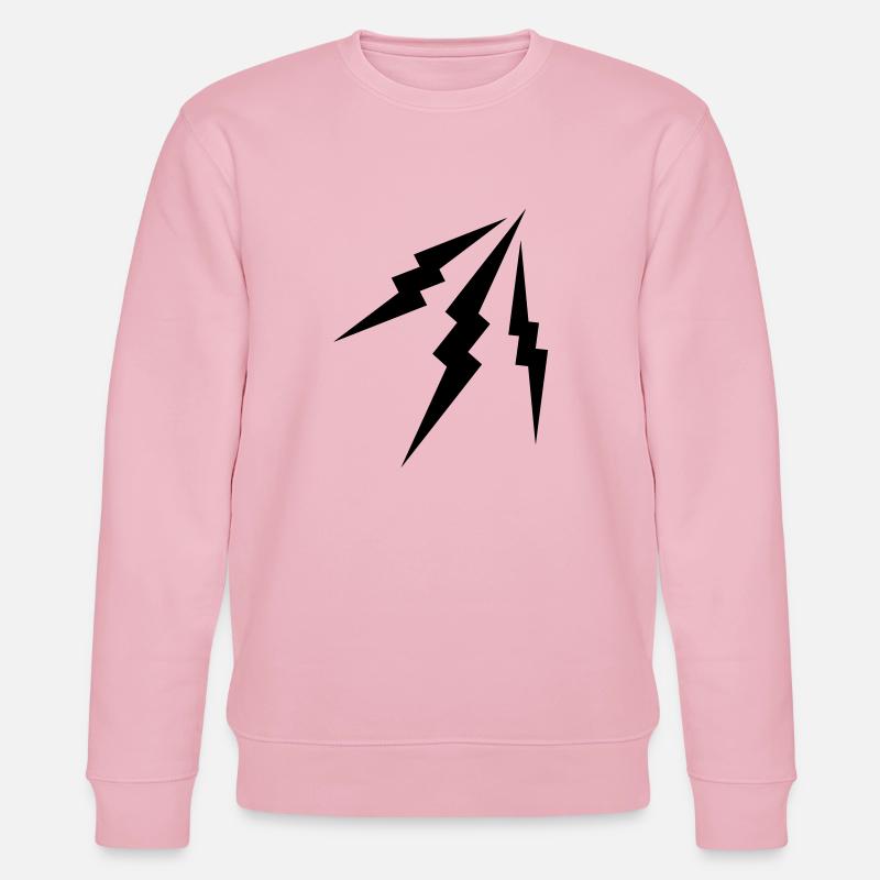 lightning - Stanley/Stella Unisex Bio-Sweatshirt CHANGER  - Hellrosa