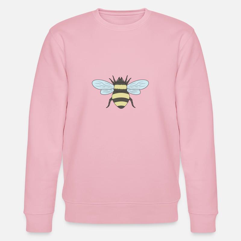 Biene - Stanley/Stella Unisex Bio-Sweatshirt CHANGER  - Hellrosa
