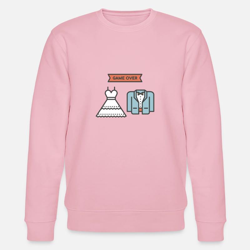 Mariage - Game Over - Cadeau - Sweat bio CHANGER Stanley/Stella Unisexe - rose pâle