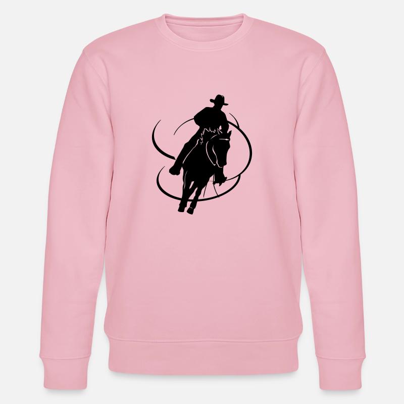 Westernriding - Sweat bio CHANGER Stanley/Stella Unisexe - rose pâle