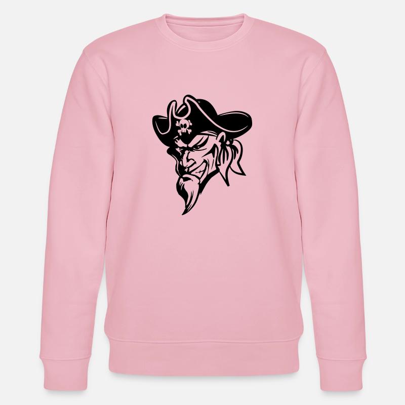Pirate mal - Sweat bio CHANGER Stanley/Stella Unisexe - rose pâle