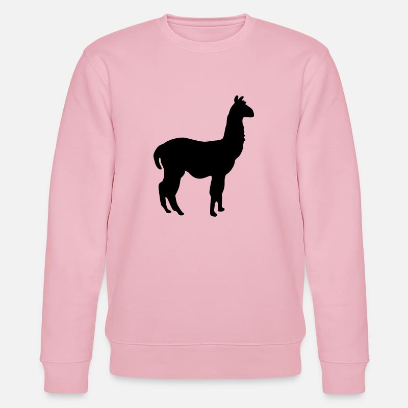 lama - Stanley/Stella Unisex Bio-Sweatshirt CHANGER  - Hellrosa
