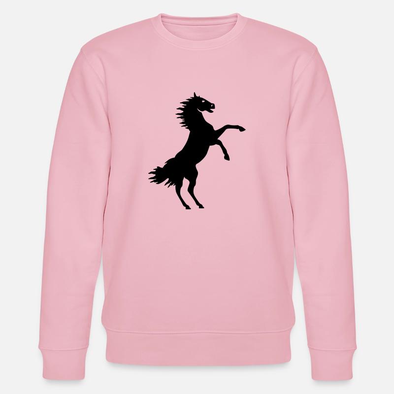 pferde - Stanley/Stella Unisex Bio-Sweatshirt CHANGER  - Hellrosa