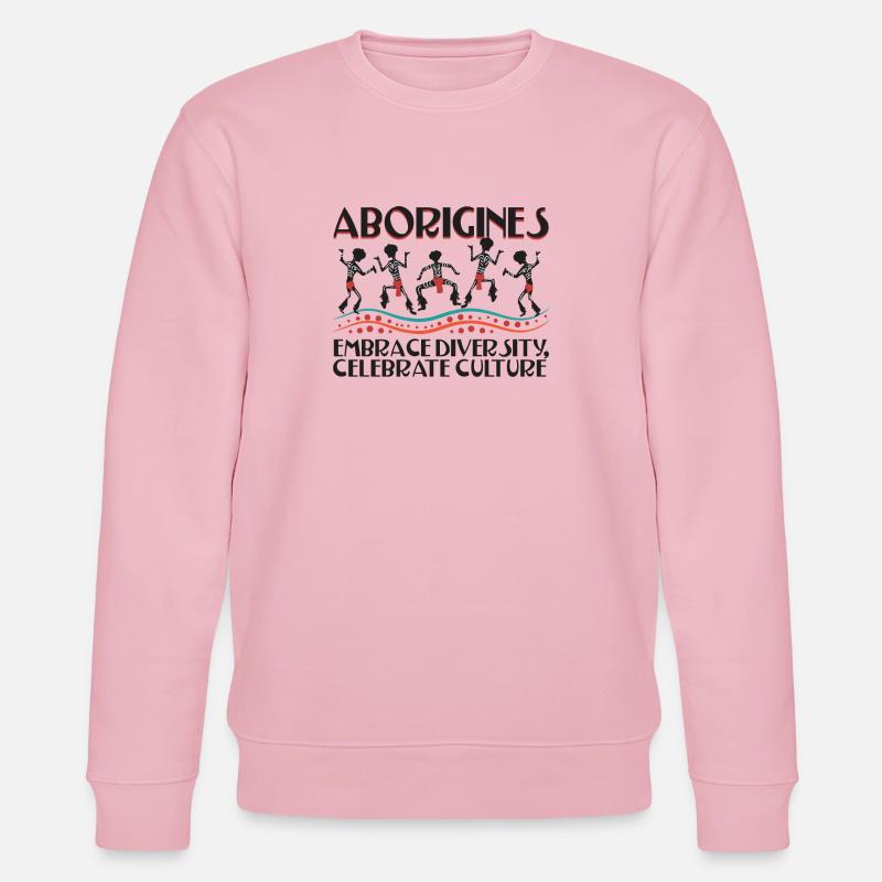 Les Autochtones embrassent la diversité - Sweat bio CHANGER Stanley/Stella Unisexe - rose pâle