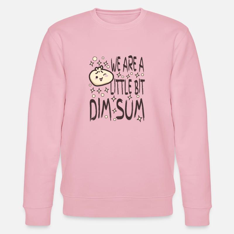 Ein bisschen Dim Sum - Stanley/Stella Unisex Bio-Sweatshirt CHANGER  - Hellrosa