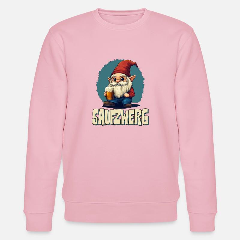 Saufzwerg - Carnaval drôle Carnaval - Sweat bio CHANGER Stanley/Stella Unisexe - rose pâle