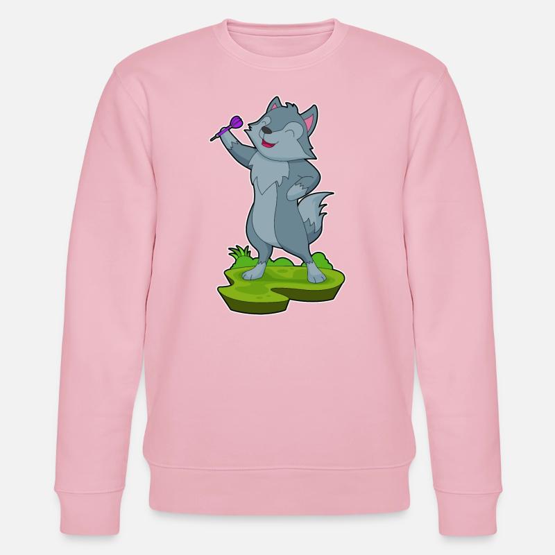 Dart de loup Dartpfeil - Sweat bio CHANGER Stanley/Stella Unisexe - rose pâle