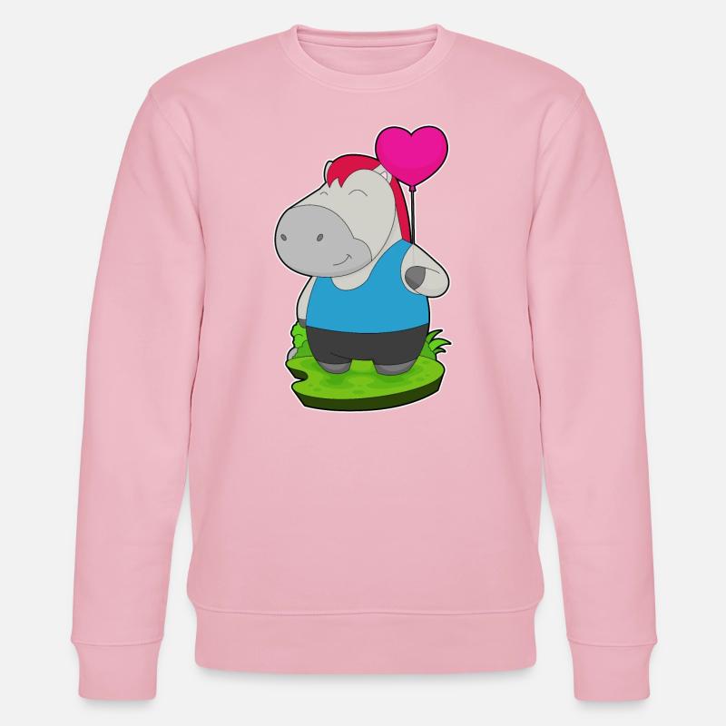 Ballon de cheval - Sweat bio CHANGER Stanley/Stella Unisexe - rose pâle
