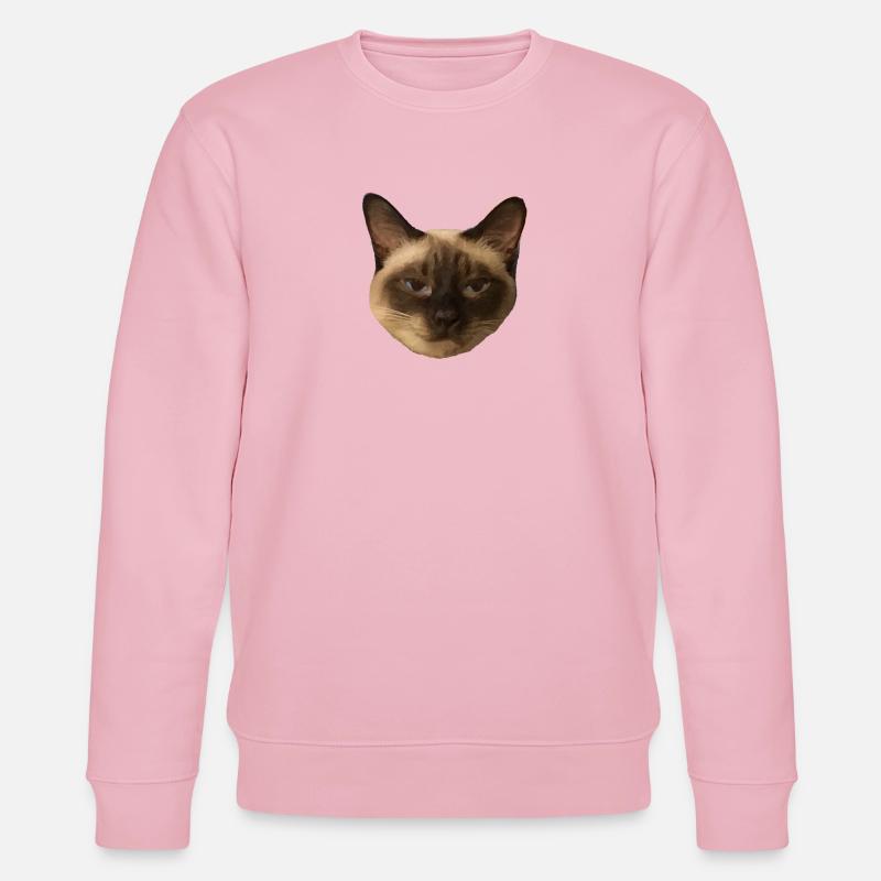 Chat siamois - Sweat bio CHANGER Stanley/Stella Unisexe - rose pâle