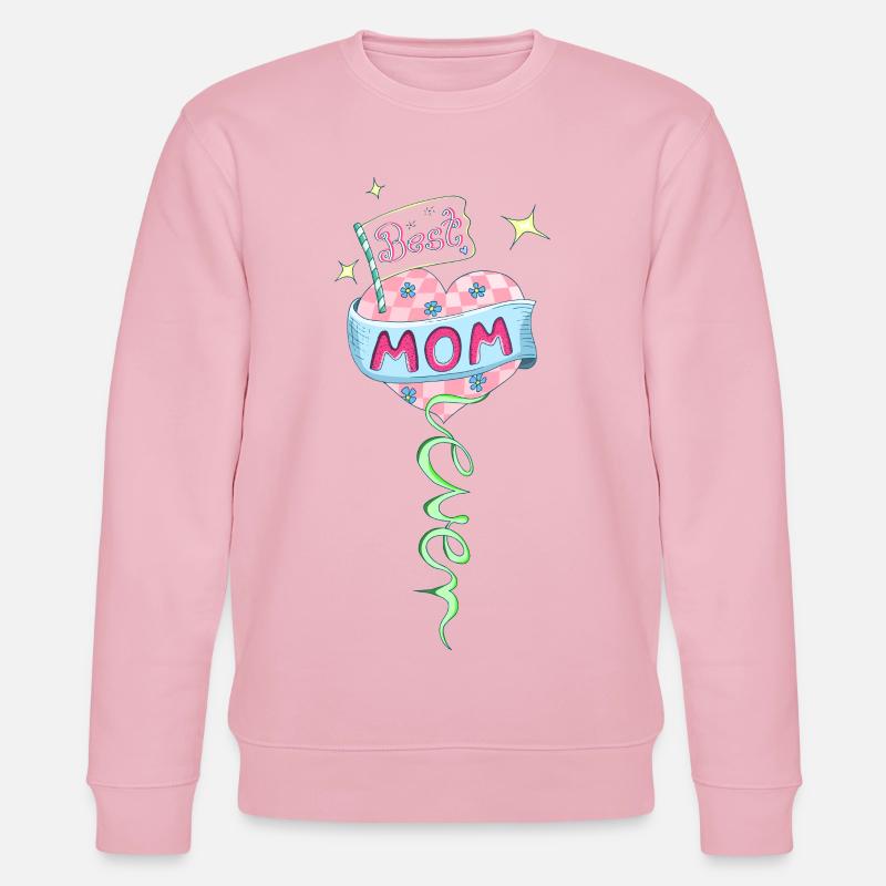 Best Mom ever! - Stanley/Stella Unisex Bio-Sweatshirt CHANGER  - Hellrosa