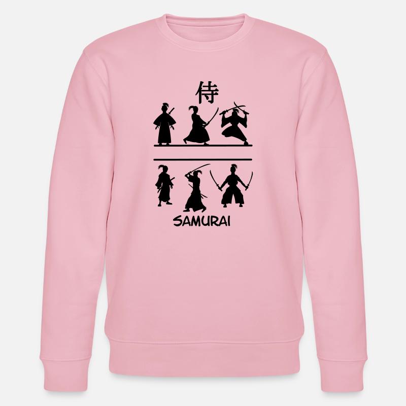 Samouraï avec des épées - Sweat bio CHANGER Stanley/Stella Unisexe - rose pâle