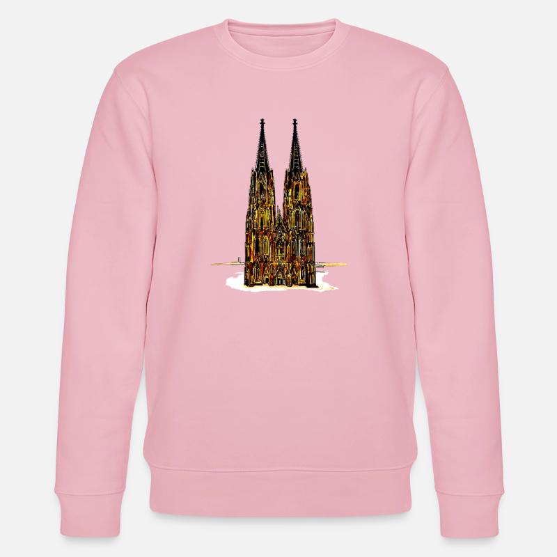 Kölner Dom - Stanley/Stella Unisex Bio-Sweatshirt CHANGER  - Hellrosa