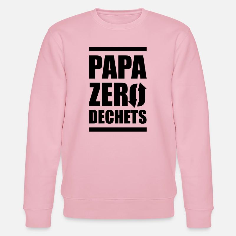 papa zero dechets - Sweat bio CHANGER Stanley/Stella Unisexe - rose pâle