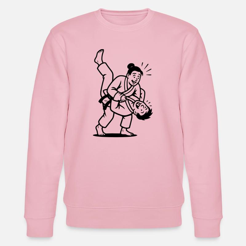 judoka wurf - Stanley/Stella Unisex Bio-Sweatshirt CHANGER  - Hellrosa