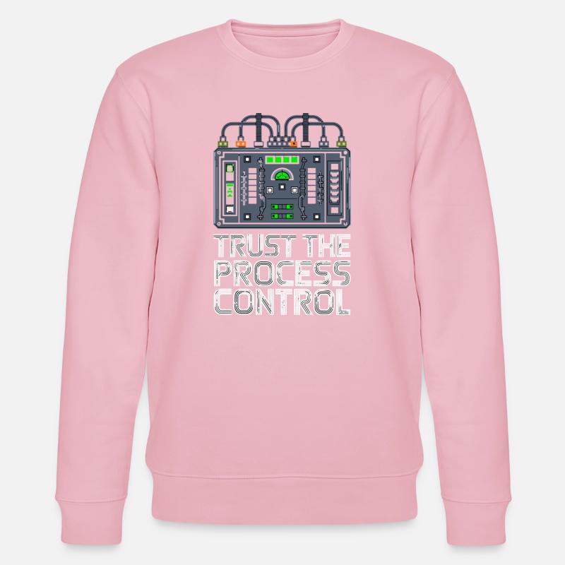 Trust The Process Control Prozessleittechnik - Stanley/Stella Unisex Bio-Sweatshirt CHANGER - Hellrosa