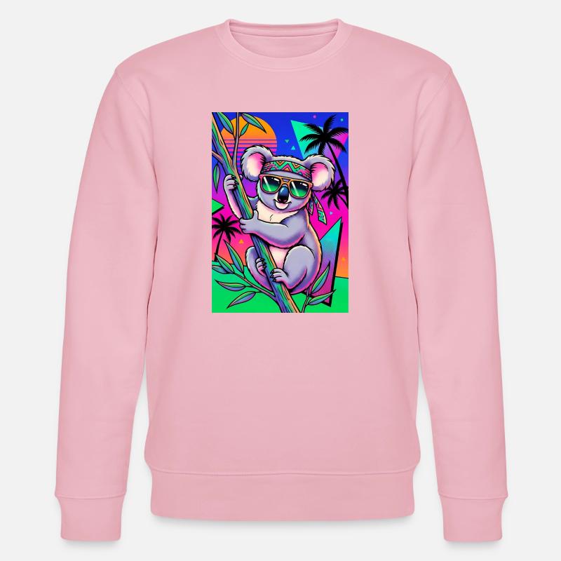 Koala - Stanley/Stella Unisex Bio-Sweatshirt CHANGER  - Hellrosa