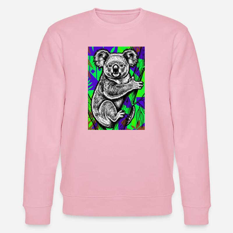 Koala - Stanley/Stella Unisex Bio-Sweatshirt CHANGER  - Hellrosa