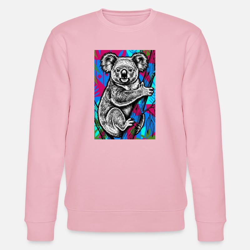 Koala - Stanley/Stella Unisex Bio-Sweatshirt CHANGER - Hellrosa