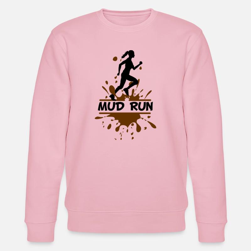 Femme Mud Run – Modder Runner - Sweat bio CHANGER Stanley/Stella Unisexe - rose pâle