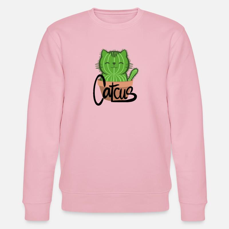 Catcus - Stanley/Stella Unisex Bio-Sweatshirt CHANGER  - Hellrosa