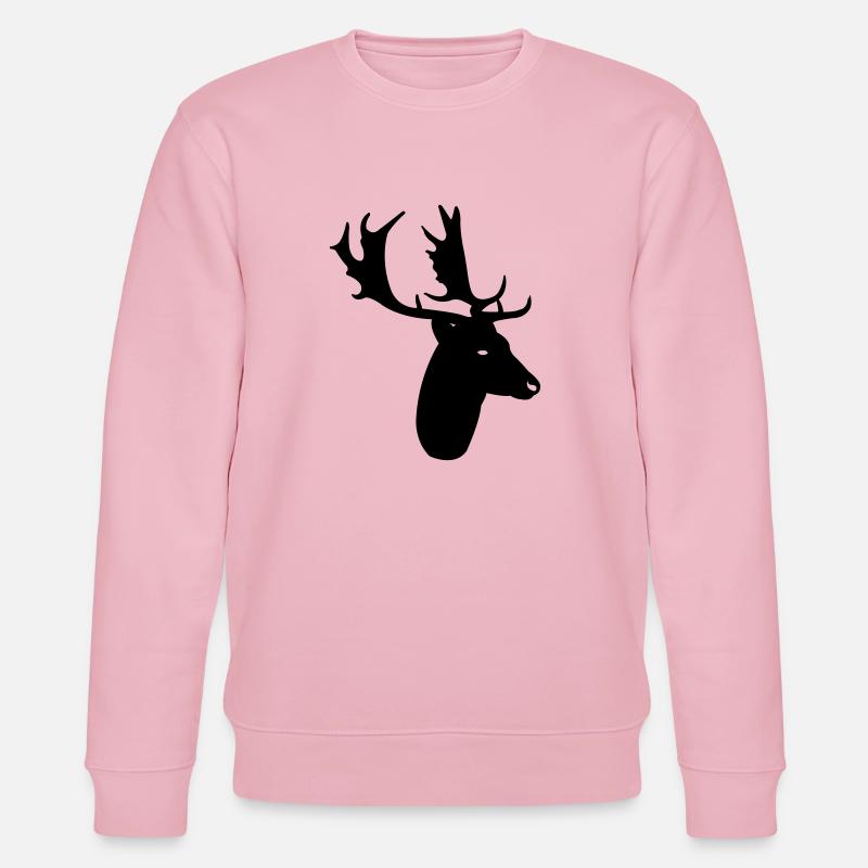 Hirsch - Stanley/Stella Unisex Bio-Sweatshirt CHANGER  - Hellrosa
