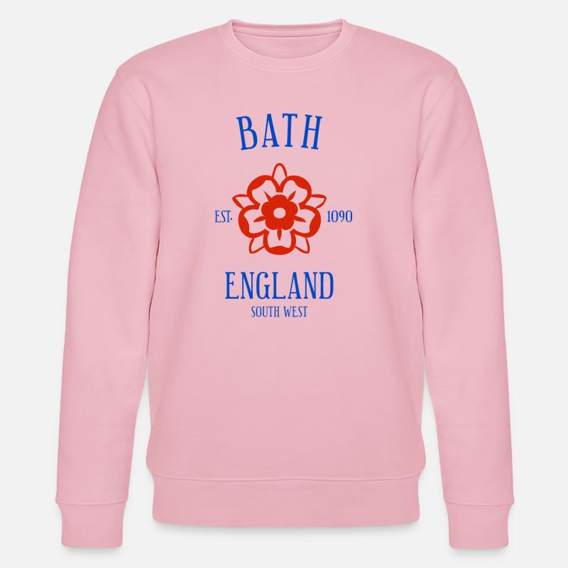 BATH Angleterre - Sweat bio CHANGER Stanley/Stella Unisexe - rose pâle