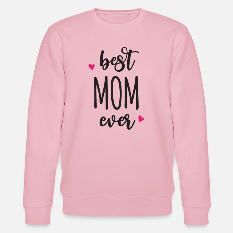 Meilleure maman de tous les temps - Sweat bio CHANGER Stanley/Stella Unisexe - rose pâle