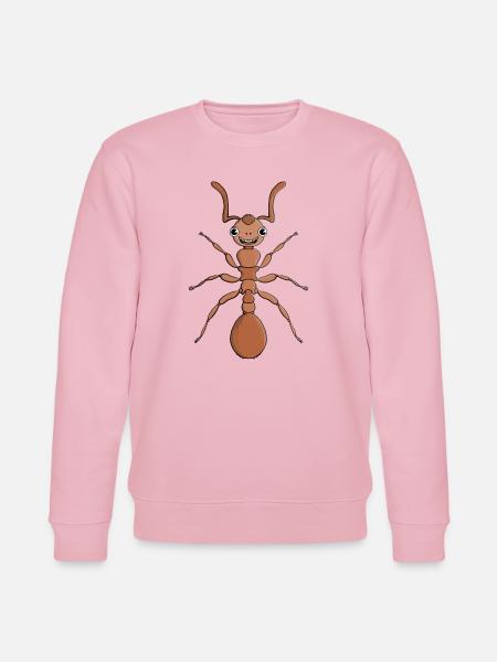 Hug an ant - Stanley/Stella CHANGER Unisex Organic Sweatshirt - cotton pink