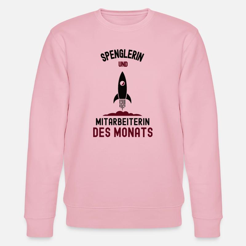 Mitarbeiterin des Monats Spenglerin Spengler - Stanley/Stella Unisex Bio-Sweatshirt CHANGER  - Hellrosa