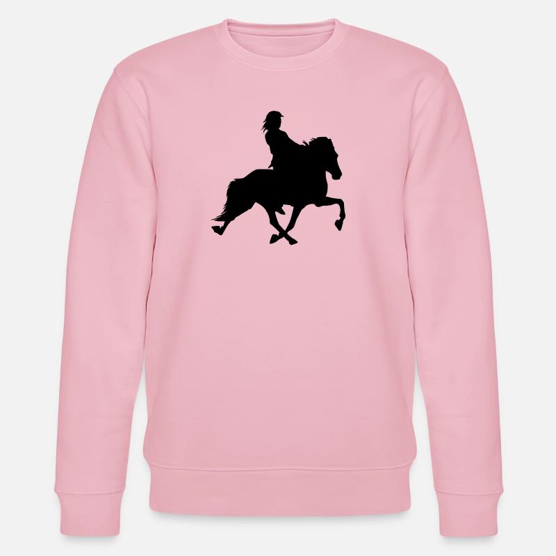 Passreiterin - Stanley/Stella Unisex Bio-Sweatshirt CHANGER  - Hellrosa
