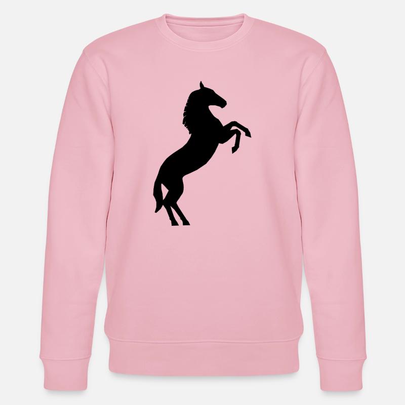 Pferd - Stanley/Stella Unisex Bio-Sweatshirt CHANGER  - Hellrosa