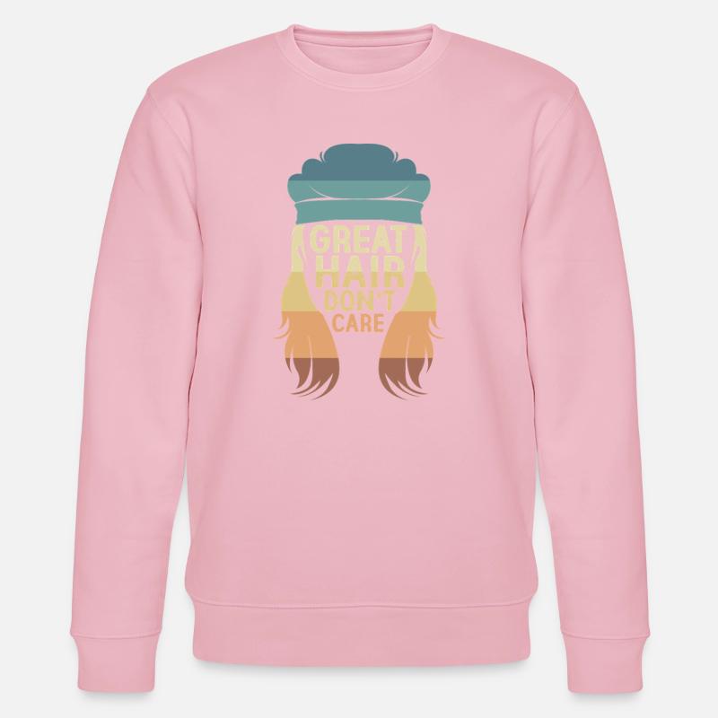 Coupe mullet coupe mulet - Sweat bio CHANGER Stanley/Stella Unisexe - rose pâle