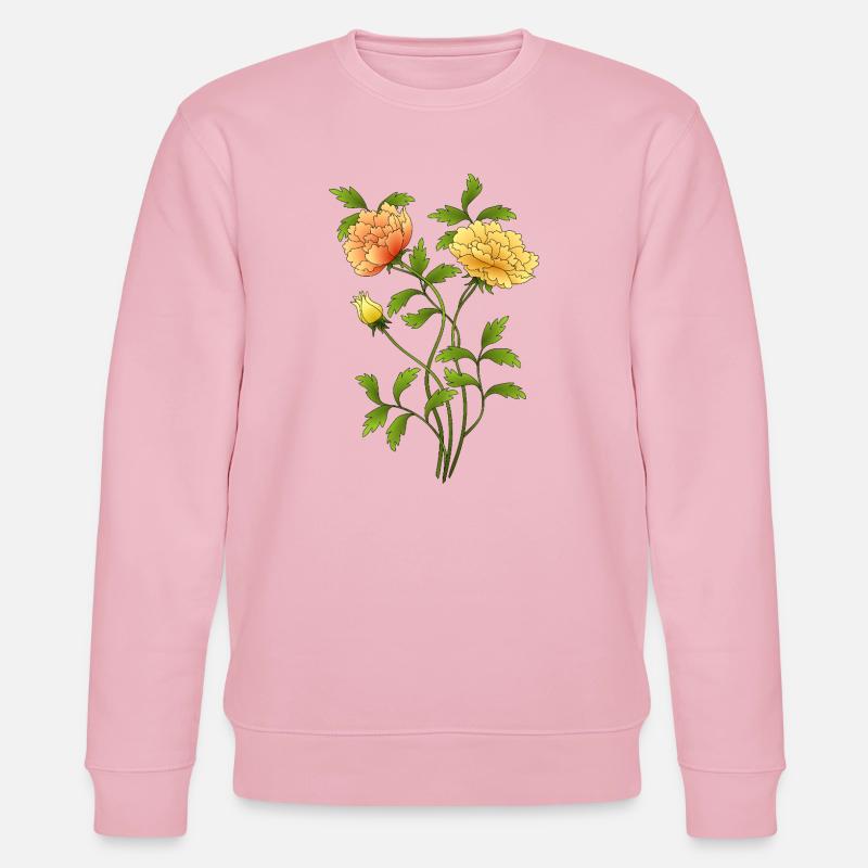 Fleur - Sweat bio CHANGER Stanley/Stella Unisexe - rose pâle