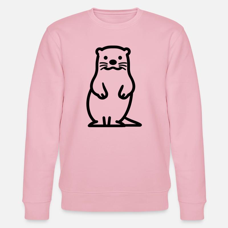 loutre - Sweat bio CHANGER Stanley/Stella Unisexe - rose pâle