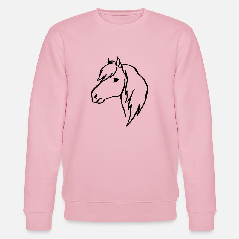 Pony - Stanley/Stella Unisex Bio-Sweatshirt CHANGER  - Hellrosa