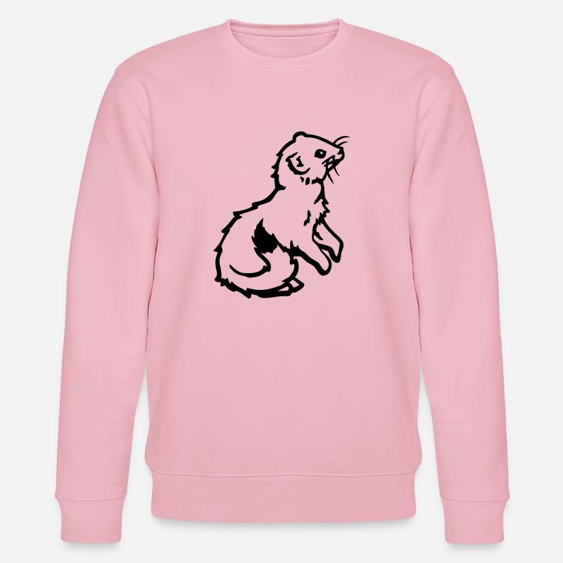 mauswiesel_ - Stanley/Stella Unisex Bio-Sweatshirt CHANGER  - Hellrosa