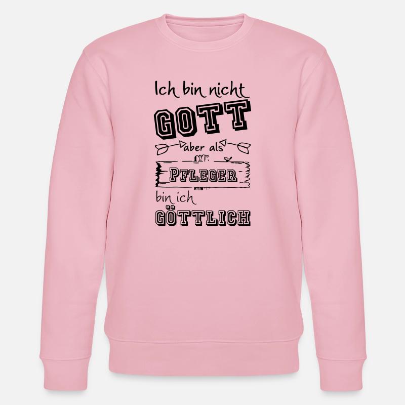 Göttlicher Pfleger Geschenk - Stanley/Stella Unisex Bio-Sweatshirt CHANGER  - Hellrosa