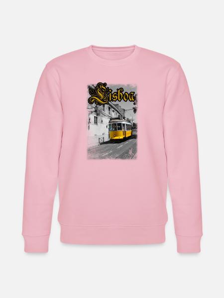 Lissabon Tram - Stanley/Stella Unisex Bio-Sweatshirt CHANGER - Hellrosa
