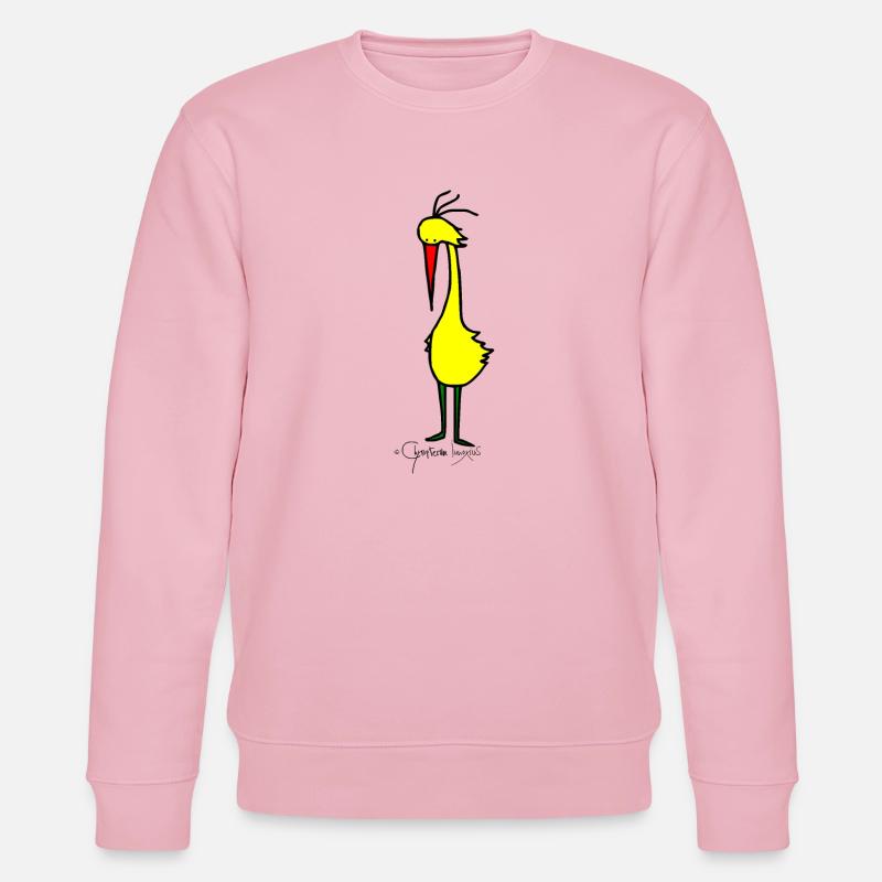 Dachvogel - Volucris Culminis - Stanley/Stella Unisex Bio-Sweatshirt CHANGER  - Hellrosa
