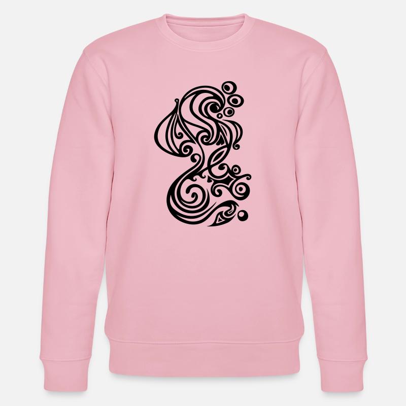 Seepferd - Stanley/Stella Unisex Bio-Sweatshirt CHANGER  - Hellrosa