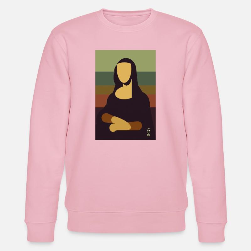 Mona Lisa - Stanley/Stella CHANGER Unisex Organic Sweatshirt - cotton pink