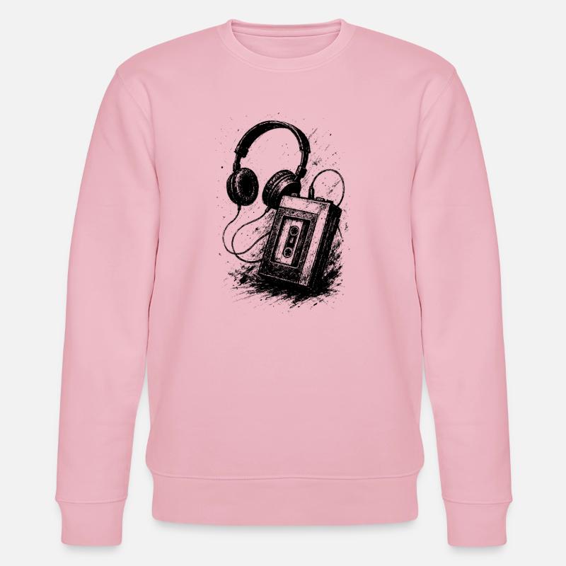 Analoger Klang - Stanley/Stella Unisex Bio-Sweatshirt CHANGER  - Hellrosa